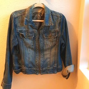 Cropped CAbi denim jacket